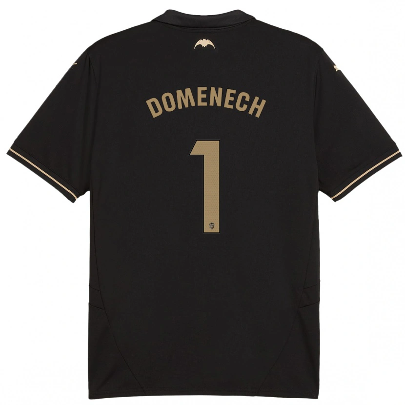 Danxen Bambino Maglia Jaume Doménech #1 Nero Kit Gara Away 2024/25 Maglietta