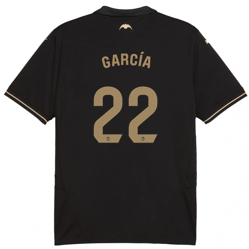 Danxen Bambino Maglia Azael García #22 Nero Kit Gara Away 2024/25 Maglietta