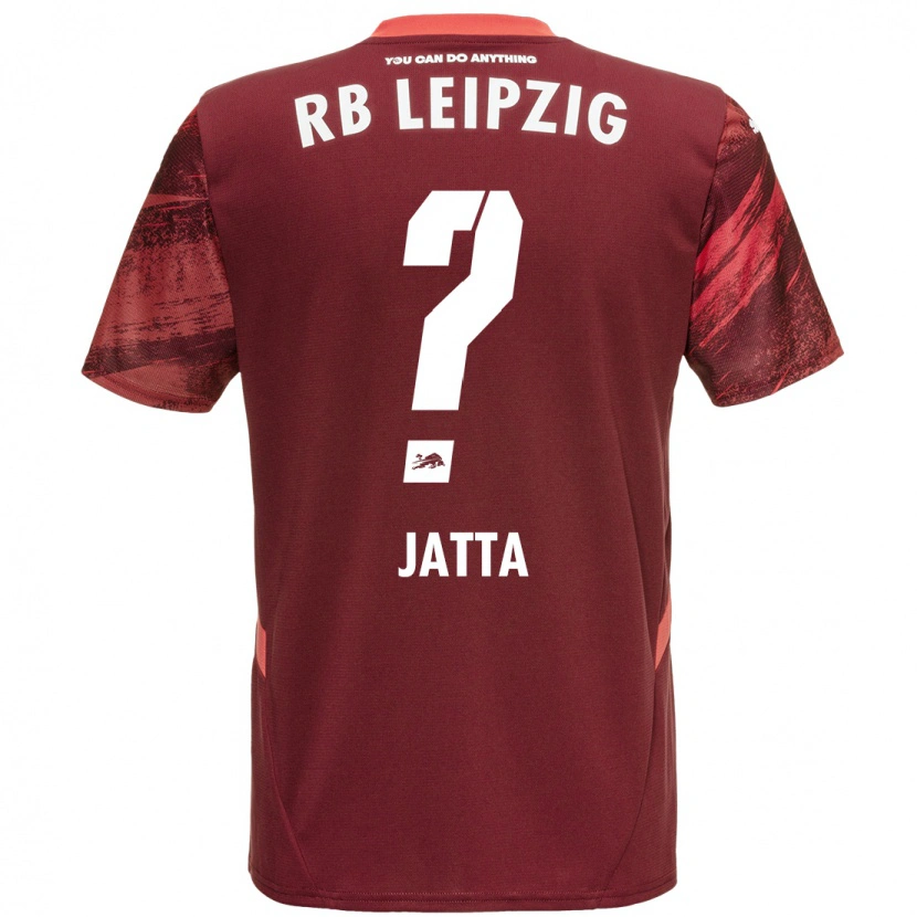 Danxen Bambino Maglia Nuha Jatta #0 Borgogna Kit Gara Away 2024/25 Maglietta