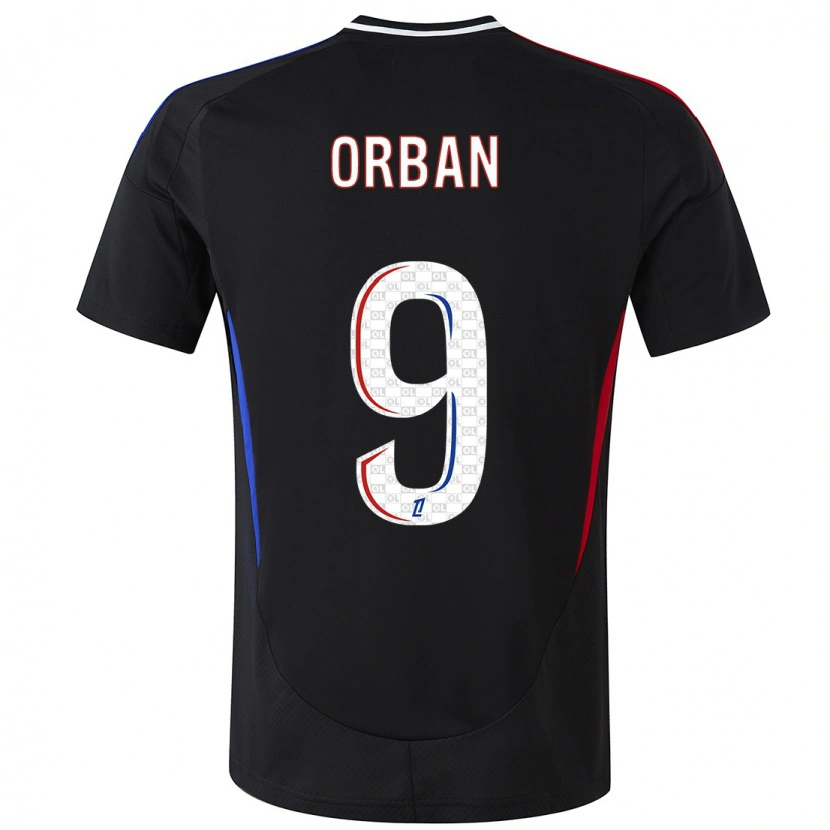 Danxen Bambino Maglia Gift Orban #9 Nero Kit Gara Away 2024/25 Maglietta