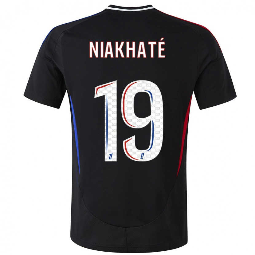 Danxen Bambino Maglia Moussa Niakhaté #19 Nero Kit Gara Away 2024/25 Maglietta