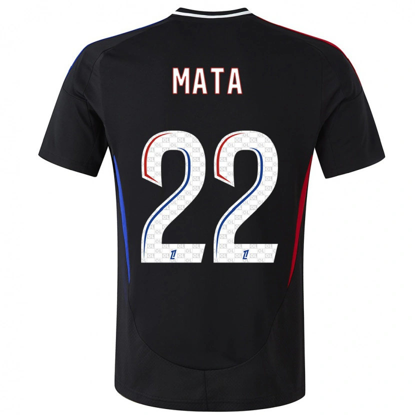 Danxen Bambino Maglia Clinton Mata #22 Nero Kit Gara Away 2024/25 Maglietta