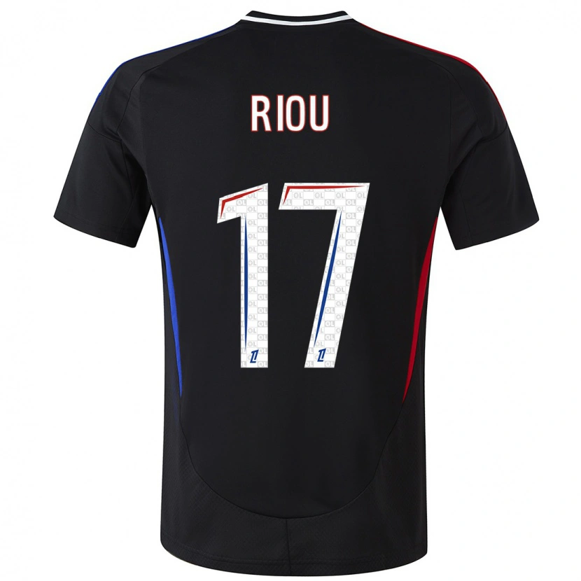 Danxen Bambino Maglia Rémy Riou #17 Nero Kit Gara Away 2024/25 Maglietta