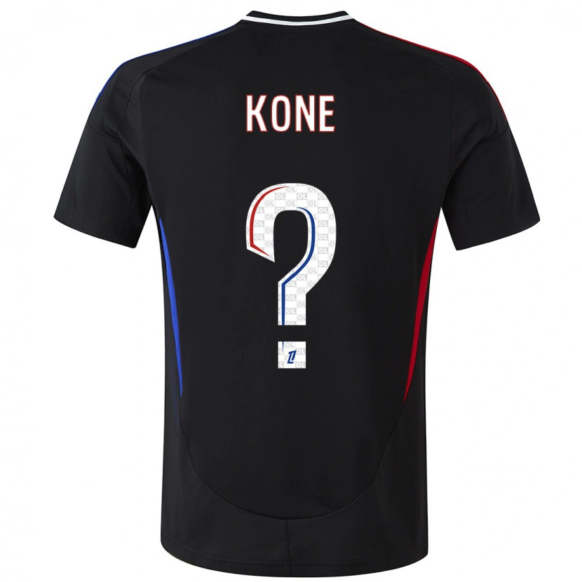 Danxen Bambino Maglia Youssouf Kone #0 Nero Kit Gara Away 2024/25 Maglietta