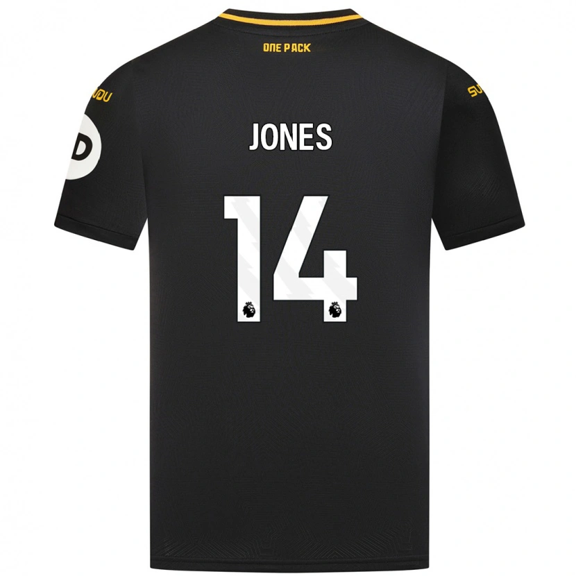 Danxen Bambino Maglia Meesha Dudley-Jones #14 Nero Kit Gara Away 2024/25 Maglietta