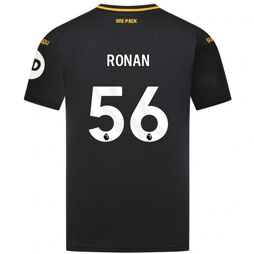 Danxen Bambino Maglia Connor Ronan #56 Nero Kit Gara Away 2024/25 Maglietta