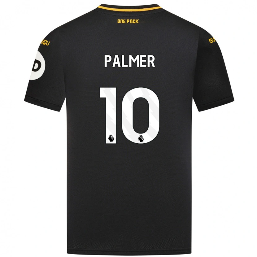 Danxen Bambino Maglia Jamila Palmer #10 Nero Kit Gara Away 2024/25 Maglietta
