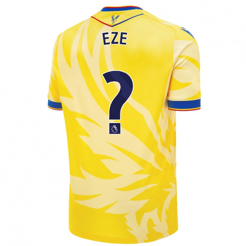 Danxen Bambino Maglia Chimaechi Eze #0 Giallo Kit Gara Away 2024/25 Maglietta