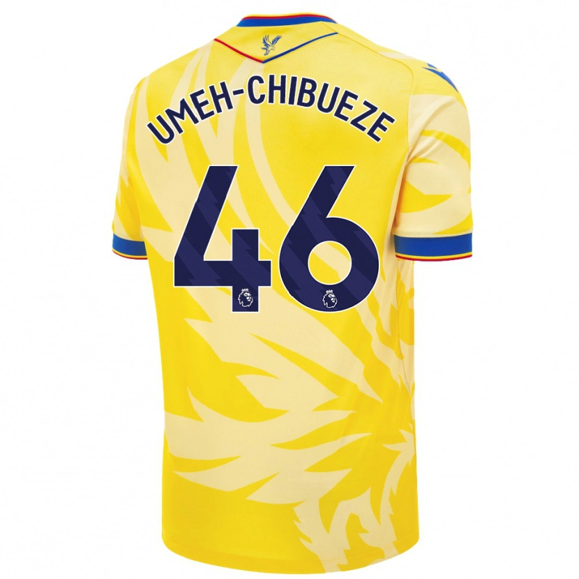 Danxen Bambino Maglia Franco Umeh-Chibueze #46 Giallo Kit Gara Away 2024/25 Maglietta