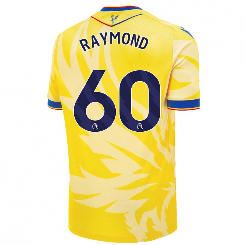 Danxen Bambino Maglia Jadan Raymond #60 Giallo Kit Gara Away 2024/25 Maglietta