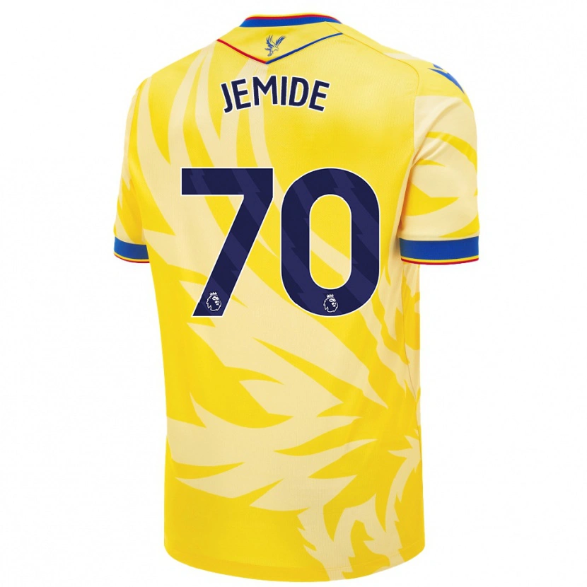 Danxen Bambino Maglia Mofe Jemide #70 Giallo Kit Gara Away 2024/25 Maglietta