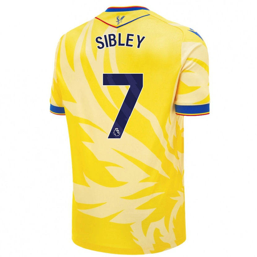 Danxen Bambino Maglia Isabella Sibley #7 Giallo Kit Gara Away 2024/25 Maglietta