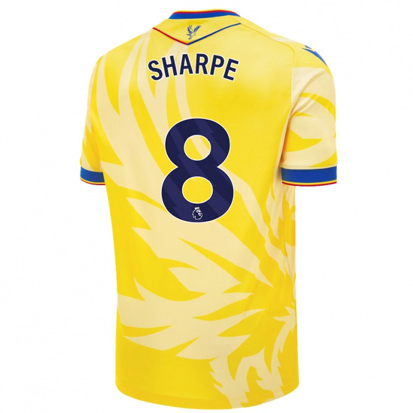 Danxen Bambino Maglia Molly-Mae Sharpe #8 Giallo Kit Gara Away 2024/25 Maglietta