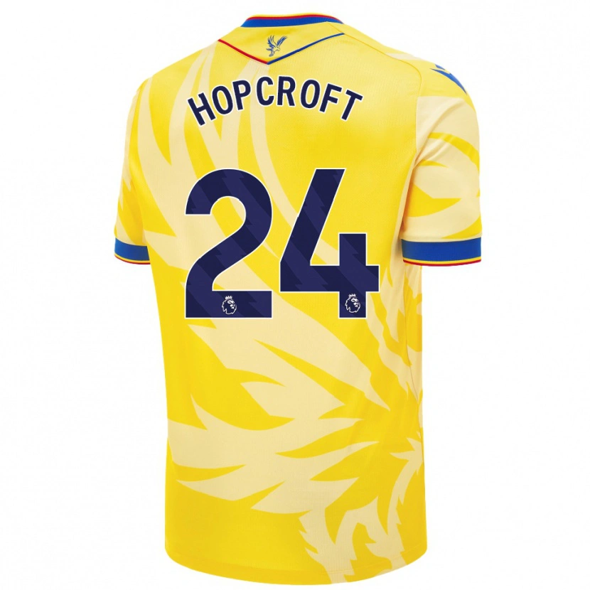 Danxen Bambino Maglia Shanade Hopcroft #24 Giallo Kit Gara Away 2024/25 Maglietta
