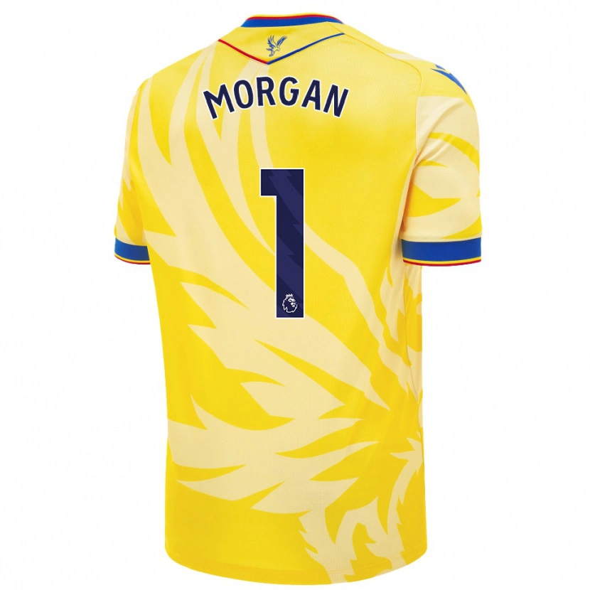 Danxen Bambino Maglia Chloe Morgan #1 Giallo Kit Gara Away 2024/25 Maglietta