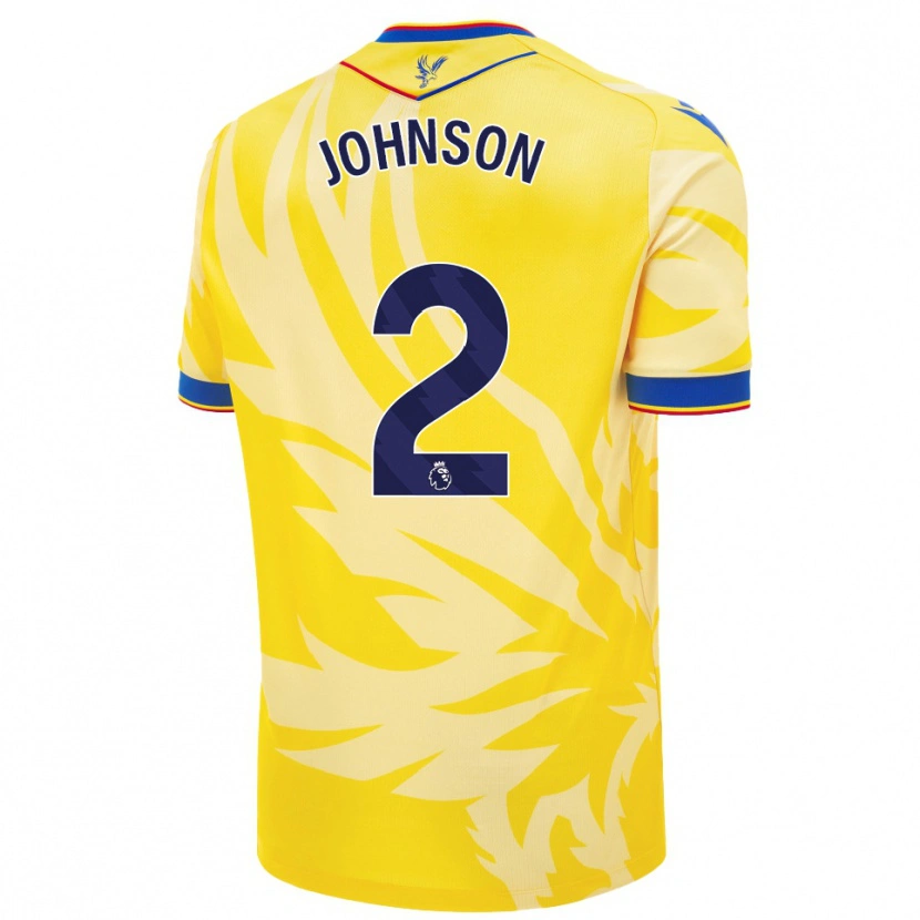 Danxen Bambino Maglia Annabel Johnson #2 Giallo Kit Gara Away 2024/25 Maglietta