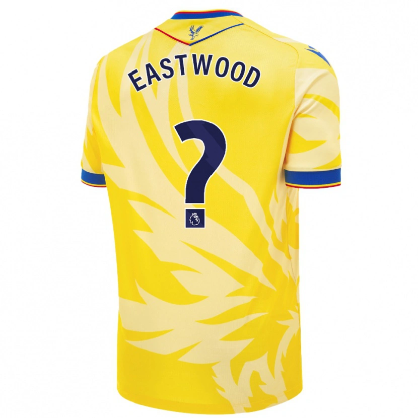 Danxen Bambino Maglia William Eastwood #0 Giallo Kit Gara Away 2024/25 Maglietta