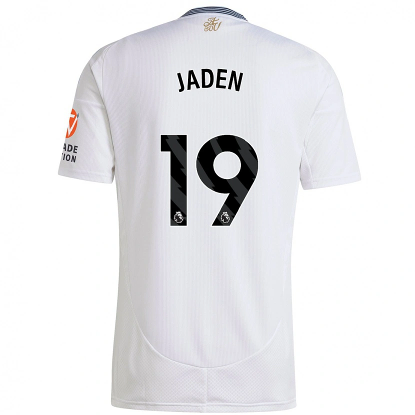 Danxen Bambino Maglia Jaden Philogene #19 Bianco Kit Gara Away 2024/25 Maglietta