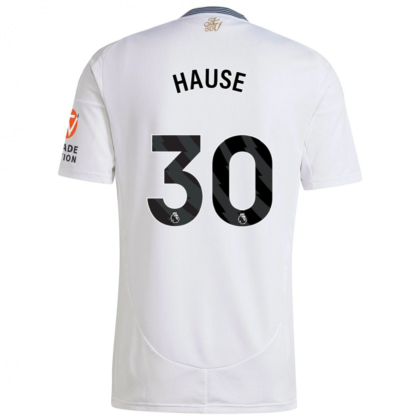 Danxen Bambino Maglia Kortney Hause #30 Bianco Kit Gara Away 2024/25 Maglietta