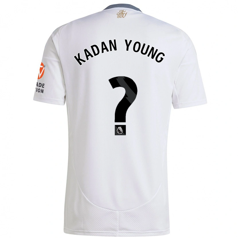 Danxen Bambino Maglia Kadan Young #0 Bianco Kit Gara Away 2024/25 Maglietta