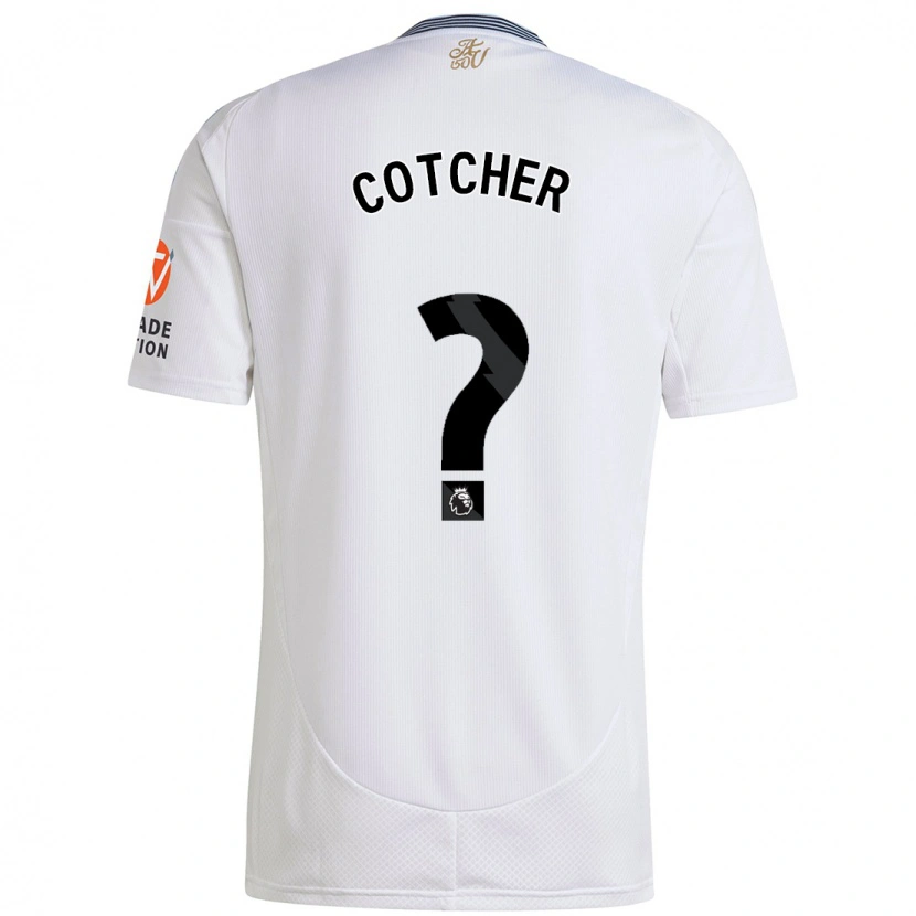 Danxen Bambino Maglia Mason Cotcher #0 Bianco Kit Gara Away 2024/25 Maglietta