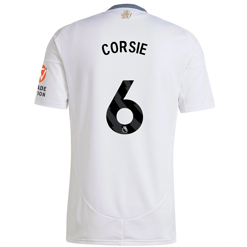 Danxen Bambino Maglia Rachel Corsie #6 Bianco Kit Gara Away 2024/25 Maglietta