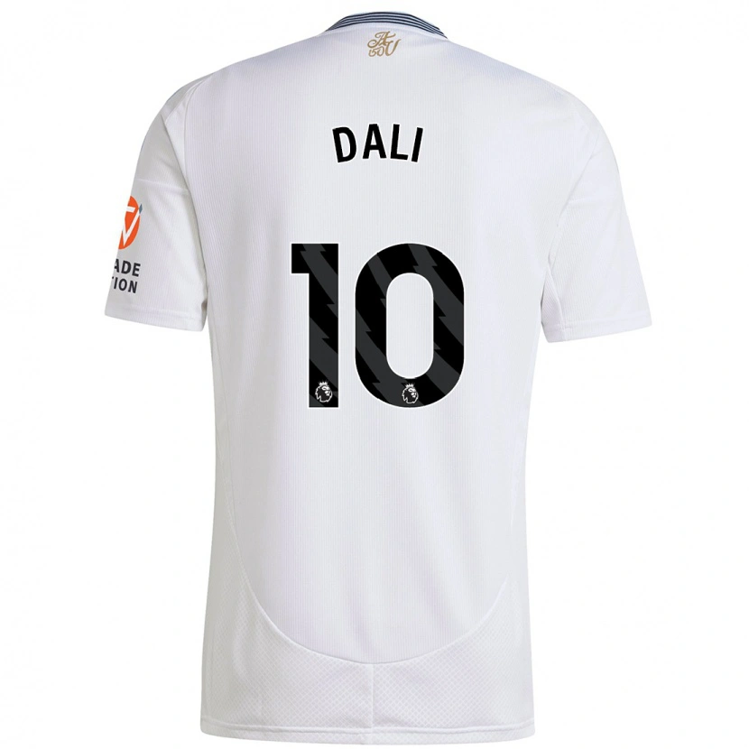 Danxen Bambino Maglia Kenza Dali #10 Bianco Kit Gara Away 2024/25 Maglietta