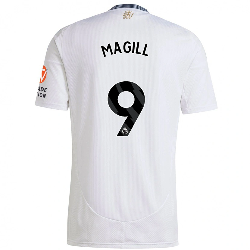 Danxen Bambino Maglia Simone Magill #9 Bianco Kit Gara Away 2024/25 Maglietta