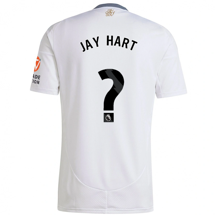 Danxen Bambino Maglia Taylor Jay Hart #0 Bianco Kit Gara Away 2024/25 Maglietta
