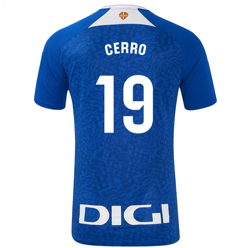 Danxen Bambino Maglia Mariana Cerro Galán #19 Blu Royal Kit Gara Away 2024/25 Maglietta