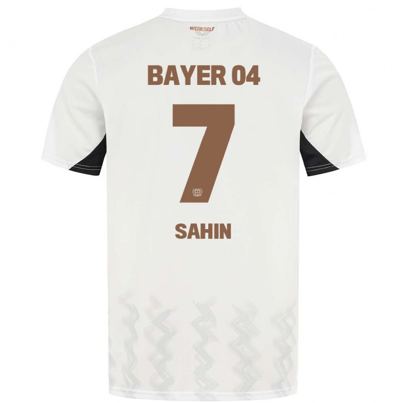 Danxen Bambino Maglia Batuhan Sahin #7 Bianco Nero Kit Gara Away 2024/25 Maglietta