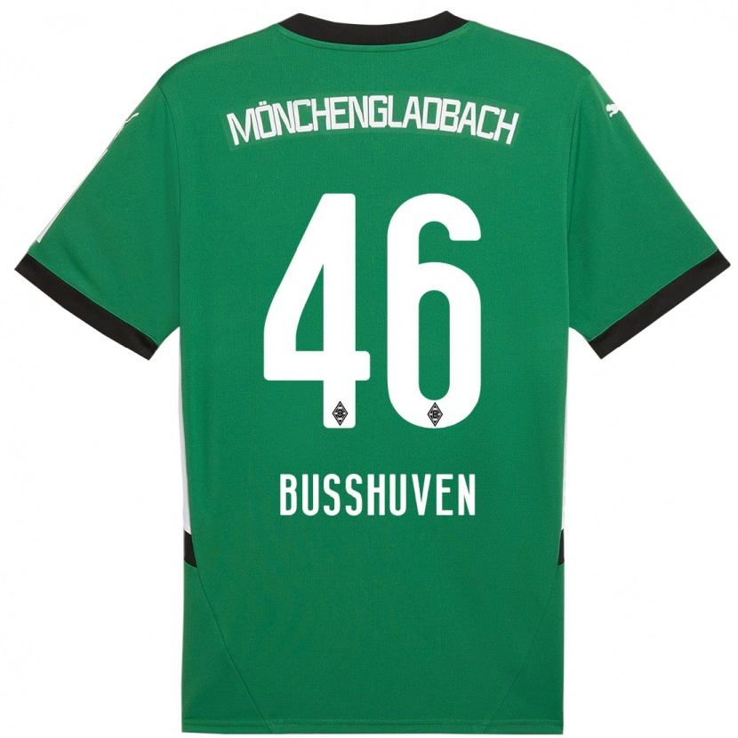 Danxen Bambino Maglia Alina Busshuven #46 Verde Bianco Kit Gara Away 2024/25 Maglietta