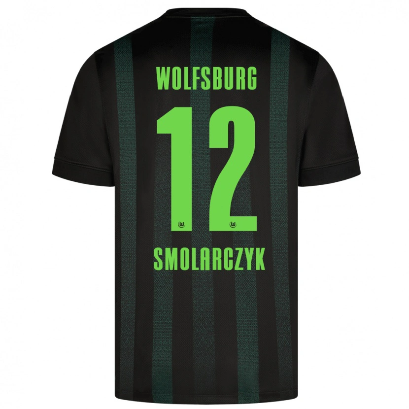Danxen Bambino Maglia Nelly Smolarczyk #12 Verde Scuro Kit Gara Away 2024/25 Maglietta
