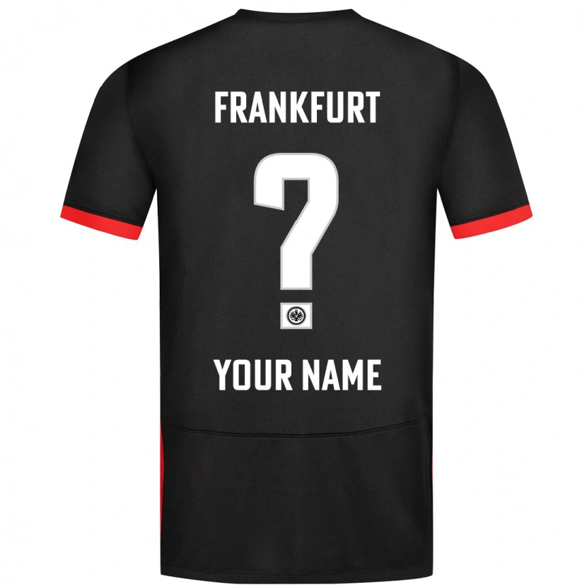 Danxen Bambino Maglia Il Tuo Nome #0 Nero Kit Gara Away 2024/25 Maglietta