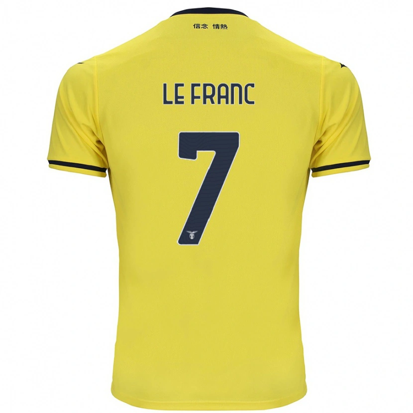Danxen Bambino Maglia Chloé Le Franc #7 Giallo Kit Gara Away 2024/25 Maglietta