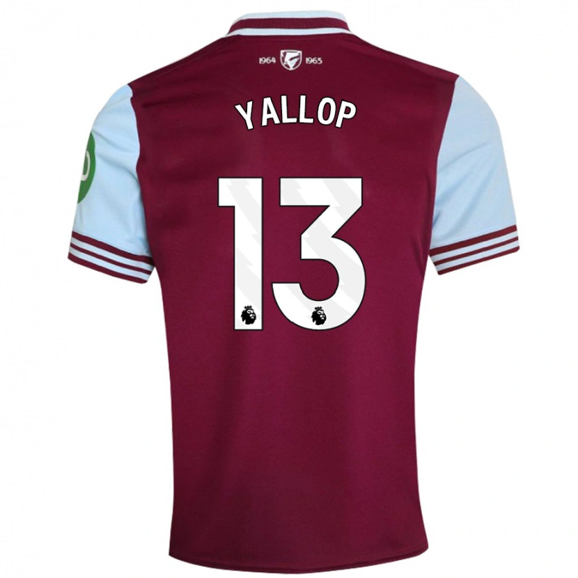 Danxen Uomo Maglia Tameka Yallop #13 Rosso Scuro Kit Gara Home 2024/25 Maglietta