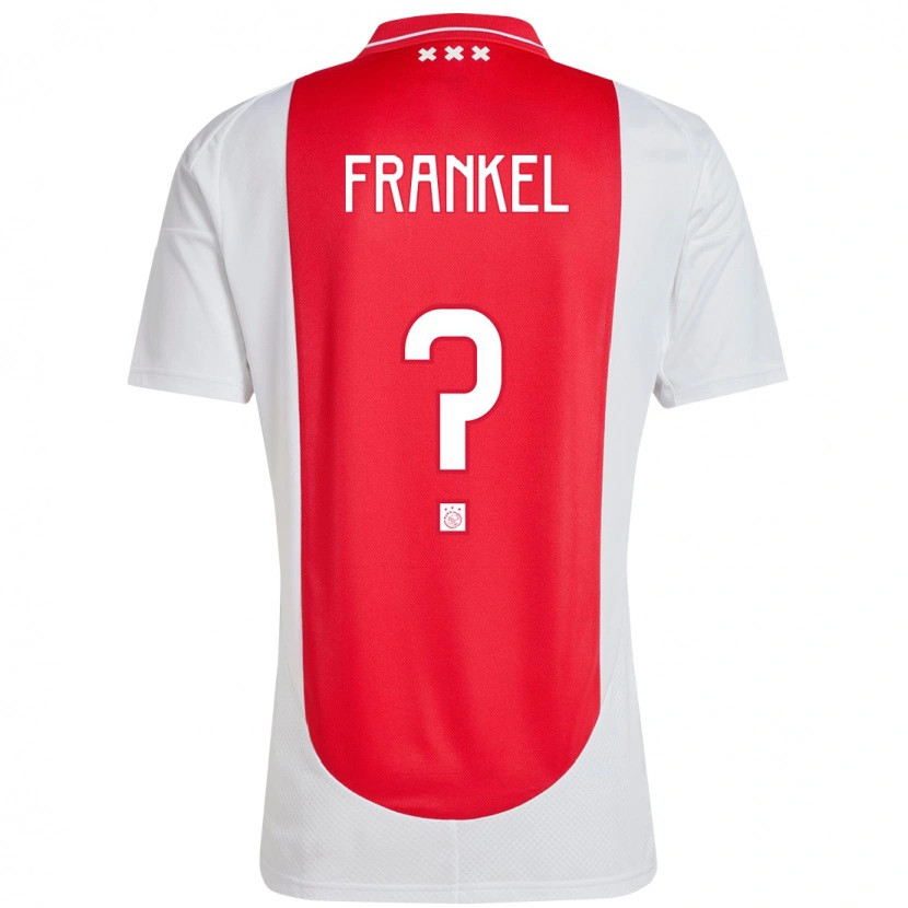 Danxen Uomo Maglia Rydell Frankel #0 Rosso Bianco Kit Gara Home 2024/25 Maglietta