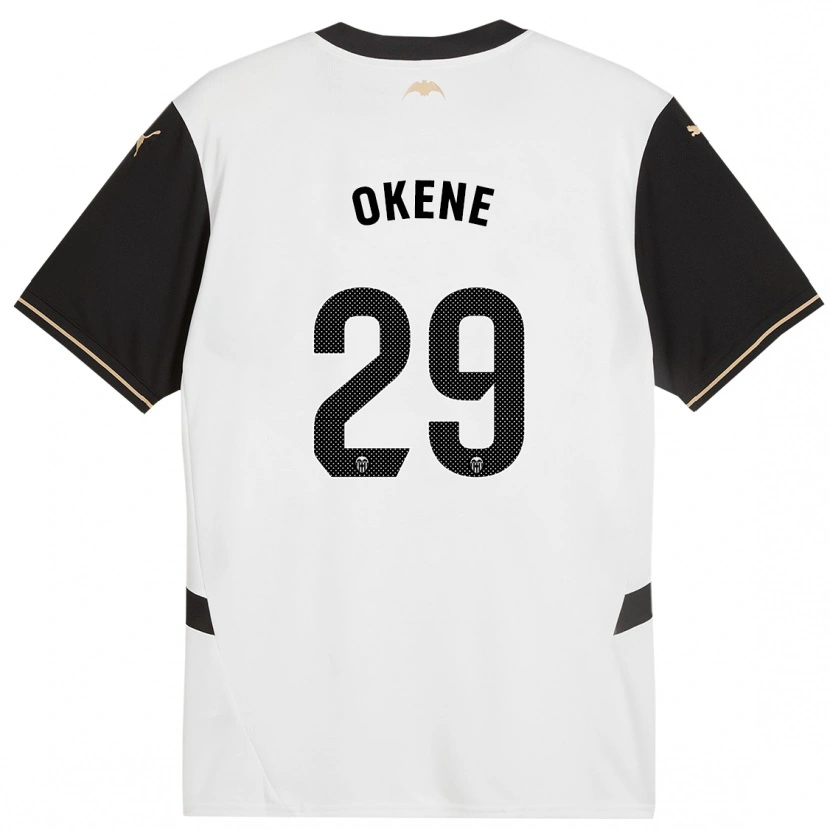 Danxen Uomo Maglia Andrea Okene #29 Bianco Nero Kit Gara Home 2024/25 Maglietta