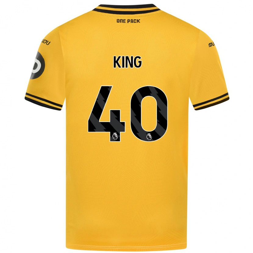 Danxen Uomo Maglia Tom King #40 Giallo Kit Gara Home 2024/25 Maglietta