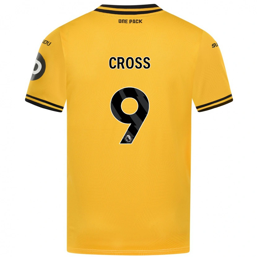 Danxen Uomo Maglia Jade Cross #9 Giallo Kit Gara Home 2024/25 Maglietta