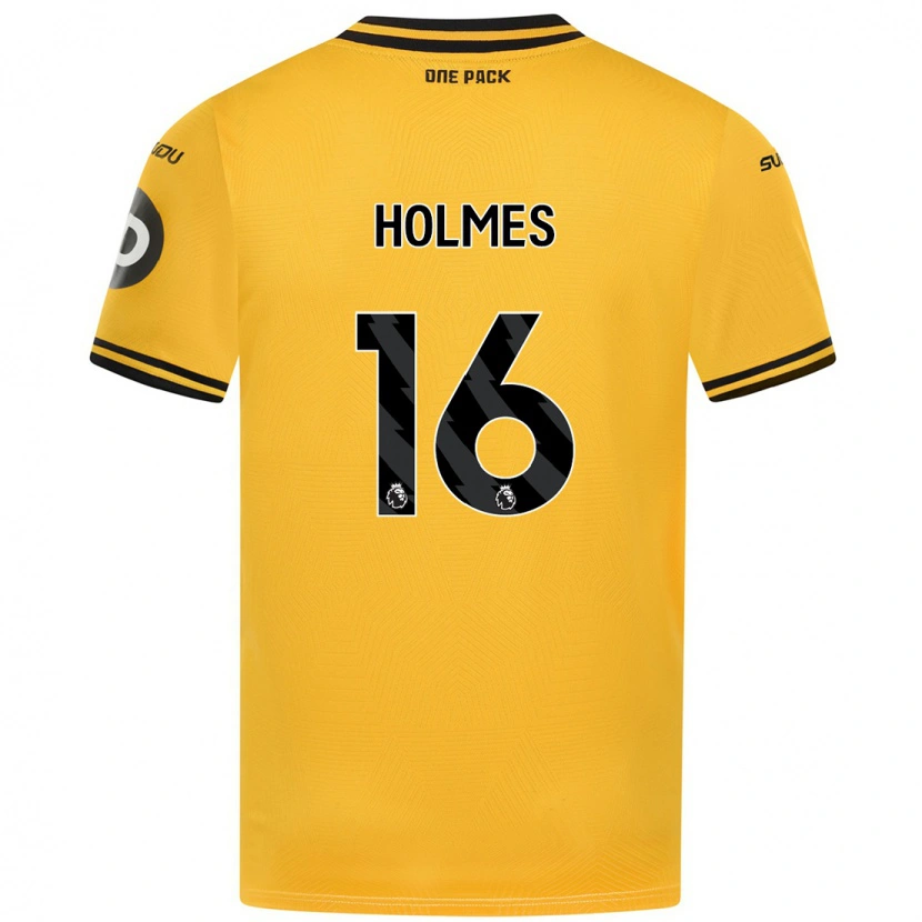Danxen Uomo Maglia Summer Holmes #16 Giallo Kit Gara Home 2024/25 Maglietta