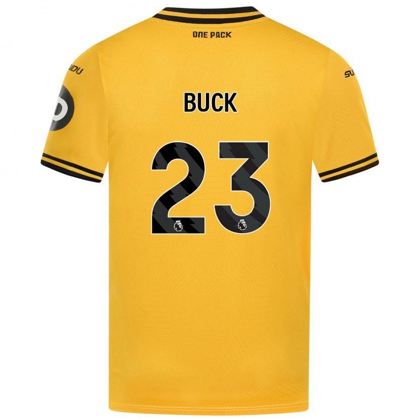Danxen Uomo Maglia Alex Buck #23 Giallo Kit Gara Home 2024/25 Maglietta