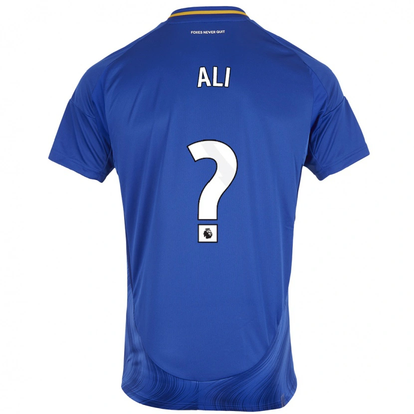 Danxen Uomo Maglia Mirsad Ali #0 Blu Bianco Kit Gara Home 2024/25 Maglietta