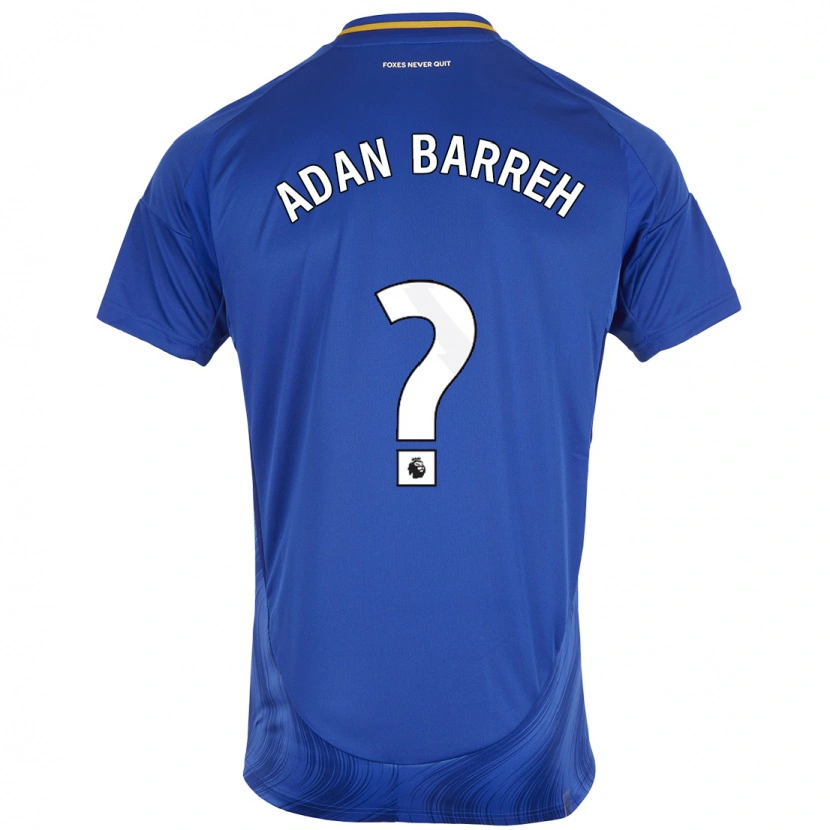 Danxen Uomo Maglia Hassan Adan Barreh #0 Blu Bianco Kit Gara Home 2024/25 Maglietta