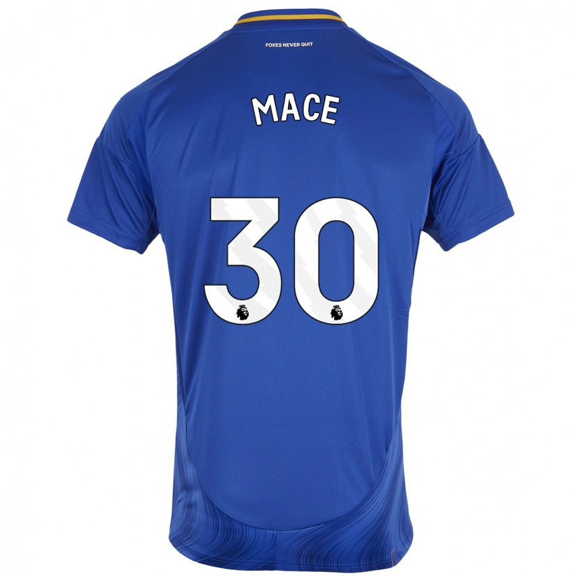Danxen Uomo Maglia Ruby Mace #30 Blu Bianco Kit Gara Home 2024/25 Maglietta