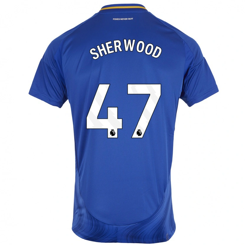 Danxen Uomo Maglia Simone Sherwood #47 Blu Bianco Kit Gara Home 2024/25 Maglietta