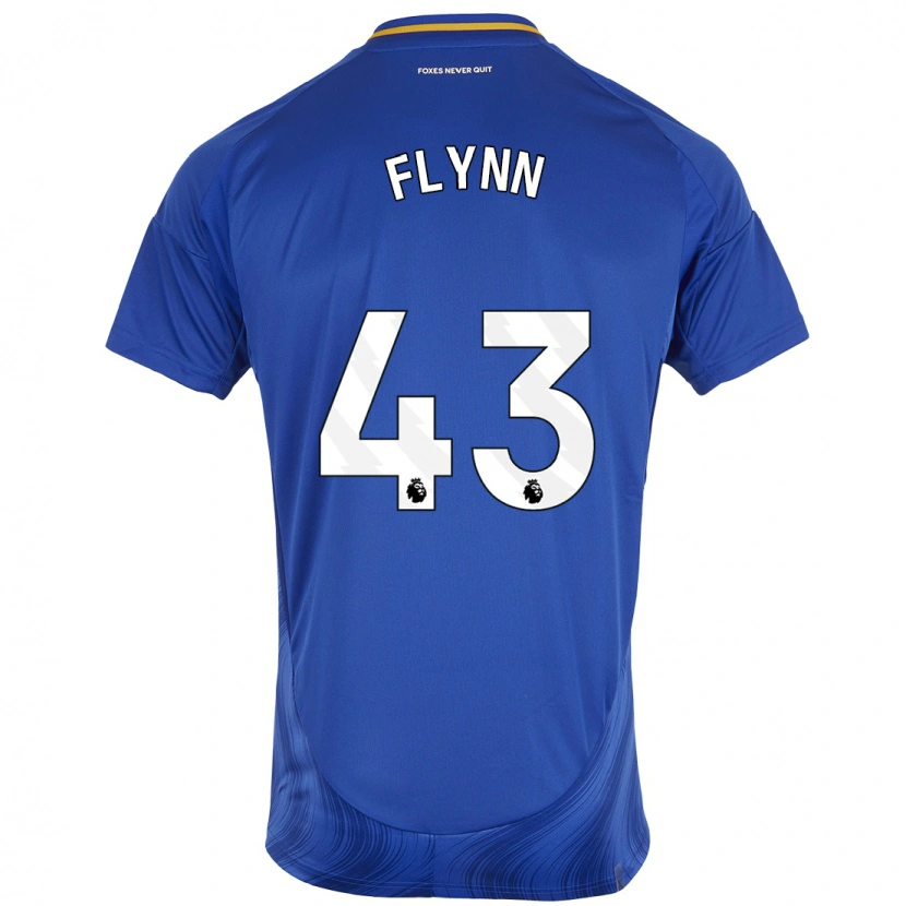 Danxen Uomo Maglia Shane Flynn #43 Blu Bianco Kit Gara Home 2024/25 Maglietta