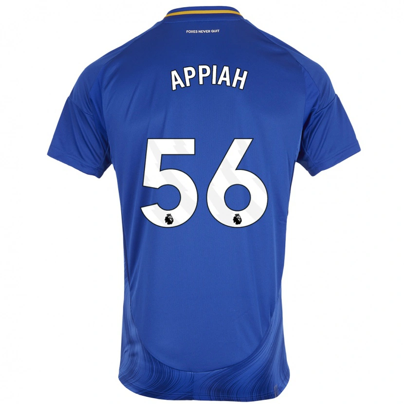 Danxen Uomo Maglia Paul Appiah #56 Blu Bianco Kit Gara Home 2024/25 Maglietta