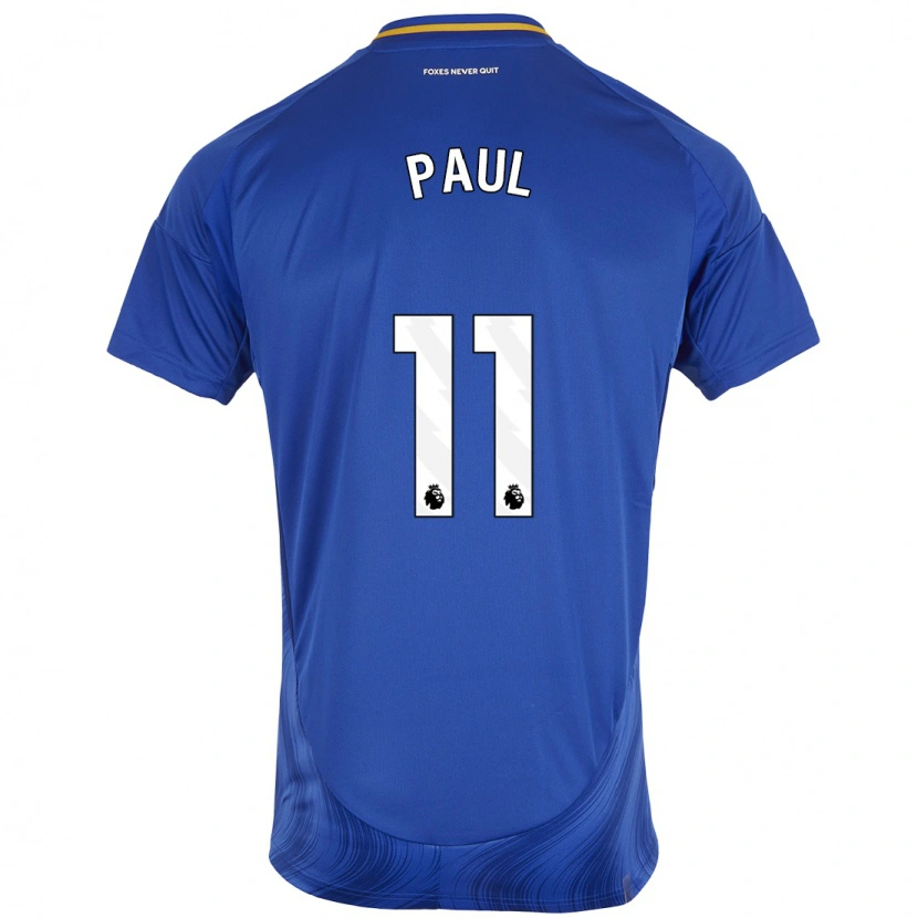 Danxen Uomo Maglia Lachante Paul #11 Blu Bianco Kit Gara Home 2024/25 Maglietta