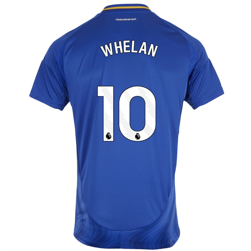 Danxen Uomo Maglia Aileen Whelan #10 Blu Bianco Kit Gara Home 2024/25 Maglietta